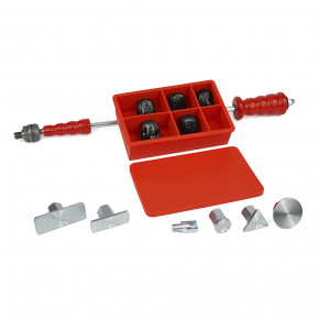 Ausbeulwerkzeug, Zughammer mit Kaltkleber Cola Fria als Dellenwerkzeug