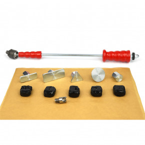 Ausbeulwerkzeug, Zughammer mit Kaltkleber Cola Fria als Dellenwerkzeug