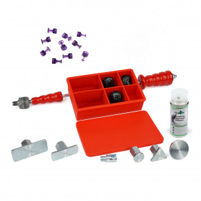 Ausbeulwerkzeug, Zughammer mit Kaltkleber Cola Fria als Dellenwerkzeug